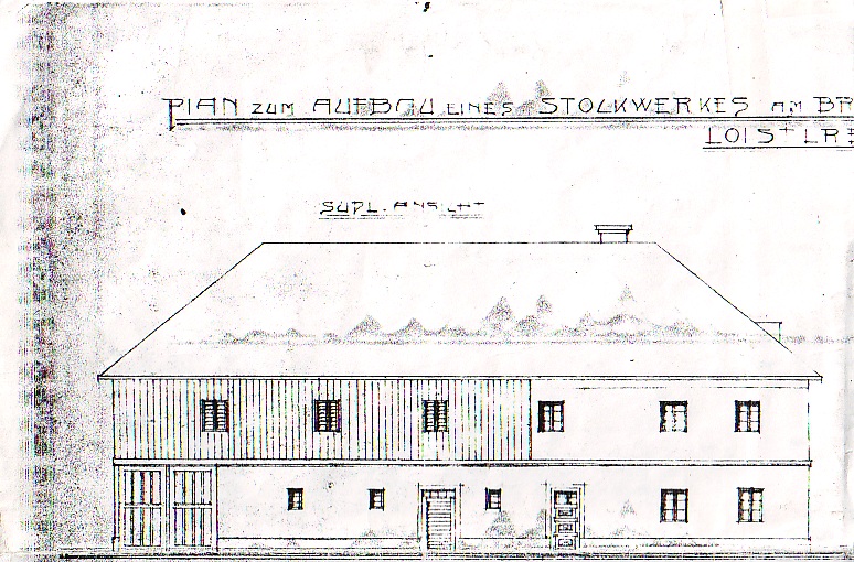 Stavební plány A -  8.6.1938